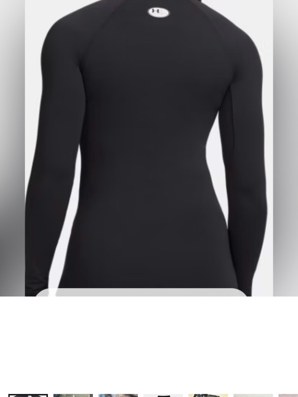 Under Armour Black ColdGear Compression Top